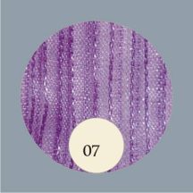 Organza szalag viola - keskeny (3 mm), 12 m hosszú tekercs