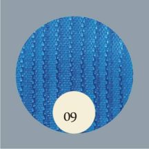   Organza szalag aqua kék - keskeny (3 mm), 12 m hosszú tekercs
