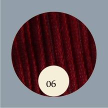   Organza szalag vörösbor (old redwine) - 6 mm széles, 12 m hosszú tekercs