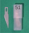 Széles penge 5db - fémnyelű hobby késhez - Pótpenge készlet 5db Széles penge 5db - fémnyelű hobby késhez - Pótpenge készlet 5db