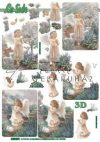 Imádkozó kislány, Fázisos 3D Imádkozó kislány, Fázisos 3D