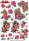 Vadrózsák, előre kivágott Fázisos 3D képek Vadrózsák, előre kivágott Fázisos 3D képek