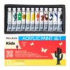 Akrilfesték készlet gyerekeknek - MEEDEN Acrylic Paint Set, 12 Vibrant Colors 12x12 ml - 12 színű alapkészlet