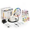 Airbrush készlet - MEEDEN White Mini Airbrush Kit, Dual-Action Gravity Feed 0.5mm