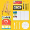 Akrilfestő készlet festőállvánnyal - MEEDEN Kids Acrylic Painting Kit with Wood Table Easel Akrilfestő készlet festőállvánnyal - MEEDEN Kids Acrylic Painting Kit with Wood Table Easel
