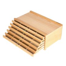 Festődoboz, natúr - MEEDEN 6-Drawer Art Supply Storage Box