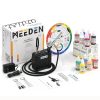 Airbrush készlet - MEEDEN Black Mini Airbrush Kit, Dual-Action Gravity Feed 0.5mm