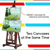 Festőállvány, műtermi, összecsukható, gurítható - MEEDEN Versatile H-Frame Studio Easel Festőállvány, műtermi, összecsukható, gurítható - MEEDEN Versatile H-Frame Studio Easel