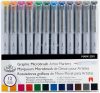 Pigment Marker készlet - Royal & Langnickel Microbrush Artist Markers  - 12 színű készlet