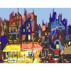 Számozott kifestő készlet vászonra 35x45 cm - Akrilfestékkel, ecsetekkel, felnőtteknek - Párizs Számozott kifestő készlet vászonra 35x45 cm - Akrilfestékkel, ecsetekkel, felnőtteknek - Párizs