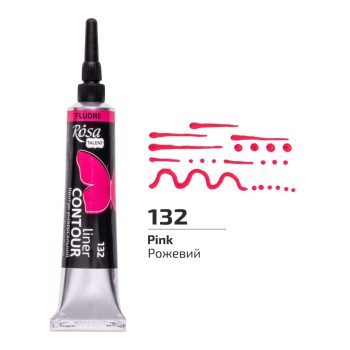 Univerzális Kontúrozó, 20 ml, tubusos - Fluoreszkáló Pink