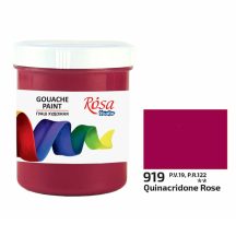   Rósa Gouache Studio színenként - 100 ml tégelyes - Kinakridon Rózsa - 919