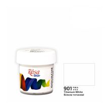   Rósa Gouache Studio színenként - 20 ml tégelyes - Titánfehér 901