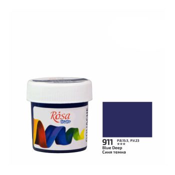 Rósa Gouache Studio színenként - 20 ml tégelyes - Sötétkék - 911