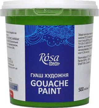 Rósa Gouache Studio színenként - 500 ml vödörben - Világoszöld - 910