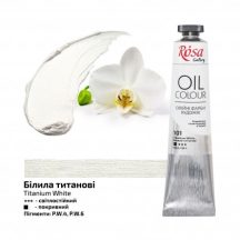   Rósa Gallery Művész Olajfesték, tubusos, 45 ml - Titánfehér