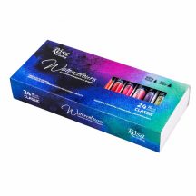   Akvarellfesték készlet, tubusos - Rósa Gallery Classic - 24 x 10 ml - kartondobozban
