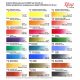 Akvarellfesték készlet, tubusos - Rósa Gallery Classic - 24 x 10 ml - kartondobozban