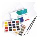 Akvarellfestő készlet - Rósa Studio 16 színű szilkés - kartondobozban
