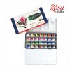Akvarellfesték készlet, szilkés - Rósa Gallery Botanical - 28 x 2,5 ml - fémdobozos Akvarellfesték készlet, szilkés - Rósa Gallery Botanical - 28 x 2,5 ml - fémdobozos