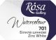 Rósa Gallery akvarell festék - egész szilke 2,5 ml - Cinkfehér 701