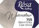 Rósa Gallery akvarell festék - egész szilke 2,5 ml - Melegszürke 759