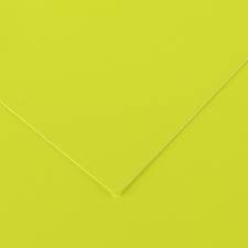 VIVALDI CANSON, fluoreszkáló papír, egyoldalas, ívben 250gr fluor sárga A3