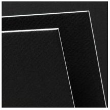 Canson Mi-Teintes savmentes paszpartu karton, méhsejtjellegű felülettel, ívben 1090g/m2 120 x 80 Fekete