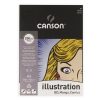 CANSON Illustration fehér, síma rajzpapír Manga, tömb rövid old. rag. 250g 12 ív A3 CANSON Illustration fehér, síma rajzpapír Manga, tömb rövid old. rag. 250g 12 ív A3
