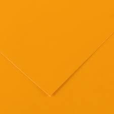 VIVALDI CANSON, fluoreszkáló papír, egyoldalas, ívben 250gr fluor narancs 50 x 65