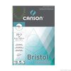 CANSON Illustration Bristol, fehér síma rajztömb ilusztrációhoz,  ragasztott 250gr