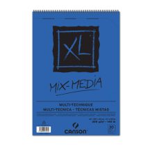 CANSON XL MIX MEDIA fehér rajztömb spirálkötött, mikroperforált 300g/m2 30 ív A3