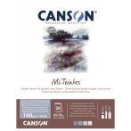 Mi-Teintes CANSON, színes pasztelltömb, 160gr 20 lapos, kék árnyalatos, 24 x 32