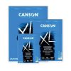 CANSON XL MIX MEDIA fehér rajztömb,  spirálkötött, mikroperforált 160gr 30 ív A5