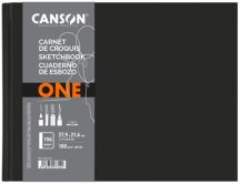 CANSON ArtBook "ONE" Landscape, skickönyv, finom szemcsés papír 100gr 98 ív - 21,6 x 27,9 cm