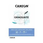 CANSON Graduate Átrajzoló tömb, ragasztott 70gr 40 ív A4