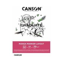 CANSON Graduate Manga vázlattömb, ragasztott 70g/m2 50 ív A4