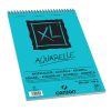 CANSON XL AQUARELLE, naturfehér, akvarelltömb, spirálkötött, mikroperforált 300g 30 ív A3