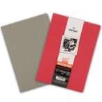 CANSON ArtBooks Inspiration vázlatfüzet, 36 ív,   A4 borító: élénk piros/acélszürke