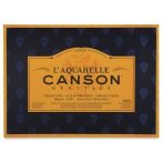 CANSON Héritage merített akvarelltömb 640 gr, pamut 12 ív, finom 26 x 36 cm