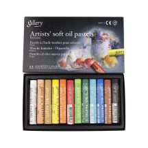   Olajpasztell készlet - Mungyo Soft Oil Pastels for Artists - 12 színű készlet