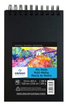 CANSON ArtBooks MIX MEDIA rajztömb, C á Grain spirálkötött, fekete borító 224g 40 ív 14 x 21,6