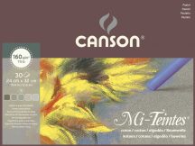 Mi-Teintes CANSON,  színes pasztelltömb, ( ragasztott) 160gr 30 ív szort. 24 x 32