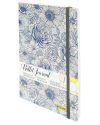 Bullet Journal Blue Flowers - pontozott, A5 Bullet Journal Blue Flowers - pontozott, A5