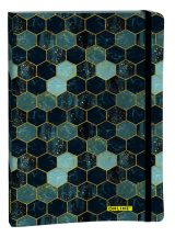 Bullet Journal Blue Hexagon A5