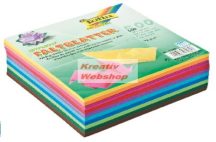 Origami papír, 10 színű vegyes színes hajtogató készlet, 10x10 cm, 500 lapos, gazdaságos kiszerelés