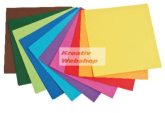   Origami papír - Élénk - 10 színű hajtogató készlet 20x20 cm, 10x10 lap