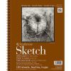 Vázlattömb - Strathmore 400 Sketching Pad - Fehér, 89 gr, 100 lapos A4, spirálkötéses