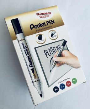 Pentel Táblamarker szett 12 db-os