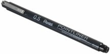 Pentel Pointliner tűfilc 0,05 mm - fekete 